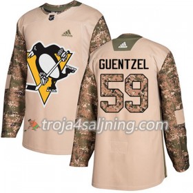Pittsburgh Penguins tröja Jake Guentzel 59 Adidas 2017-2018 Camo Veterans Day Practice Authentic - NHL Tröjor Herr